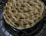 A picture of step 6 of Khooba roti with a twist of kasuri methi.