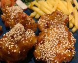 A picture of step 8 of Sticky cauliflower wings (vegan).