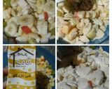 A picture of step 3 of Creamy Fruit chaat🍌🍎🍇🍋.