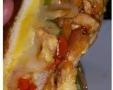 A picture of step 5 of Fajita Sandwiches.