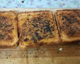 A picture of step 6 of Garlic Brown Bread with peri peri masala Dominos style sticks.