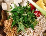 Hình bước làm 1 của món Canh Chua Nấu Chay