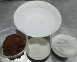 A picture of step 1 of Brown Sugar Coconut Milk Steamed Cups (Microwave Method).