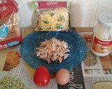 Foto del paso 1 de la receta: Sándwich de pollo asado gratinado