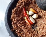 Foto langkah ke 4 dari resep 89. Sayuran Rebus Sawi Pahit dan Kol Saus Kacang Pedas.