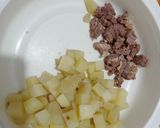 Foto langkah ke 1 dari resep POTATO BEEF CHEESE || Mpasi Menu Lengkap 4 Bintang ⭐⭐⭐⭐ 7+Month.
