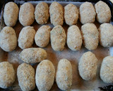 Foto del paso 15 de la receta: Bomba de papa al horno con el puré de cebolla y relleno de queso