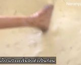 รูปขั้นตอนการทำที่ 3 ของ ขนมเปียกปูนใบเตย กะทิสด