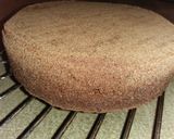 A picture of step 2 of Chess board cake.