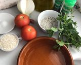 Foto del paso 1 de la receta Tomates rellenos (Γεμιστά),plato vegetariano de Grecia