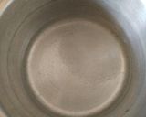 A picture of step 5 of Pistachio almond ghee halwa cake.