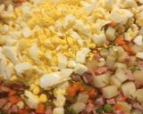 A picture of step 5 of Olivye /Ukrainian Potato Salad.