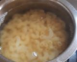 A picture of step 2 of Shezwan sauce spicy macaroni.
