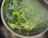 A picture of step 2 of Stir-Fried Water Spinach w/ Fermented Shrimp Paste | Rau Muống Xào Tỏi Mắm Tôm.