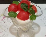 Mentás görögdinnyés pohárkrém recept fázis 4 fotója