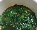 A picture of step 5 of Dan Dan noodles.