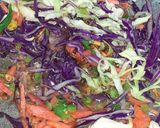 A picture of step 2 of Vegetable Fried Rice.
