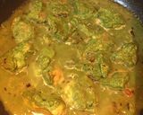 A picture of step 6 of Dhaniya Chicken.