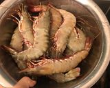 Hình bước làm 1 của món Tôm nướng tỏi phô mai