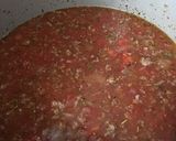 A picture of step 5 of Lasagna soup.
