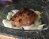 Egyben sült mustáros tarja recept fázis 3 fotója