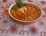 Foto del paso 1 de la receta Sopa de tomate con langostinos