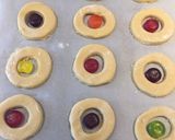 A picture of step 4 of Stained glass window biscuits.
