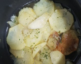 Foto del paso 2 de la receta: Entrecote con patatas y pimientos