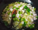 A picture of step 3 of Potato bhaji.