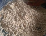 A picture of step 2 of Rajasthani Bharwa Besan Mirchi.