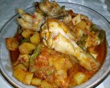 Foto langkah ke 6 dari resep Ayam kentang rica rica (muantep NO MSG).