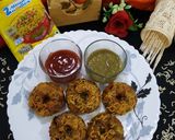 A picture of step 6 of Maggi Donut.
