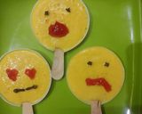 मैंगो पॉप्सिकल्स इमोजी (Mango popsicles emoji recipe in Hindi) रेसिपी चरण 6 फोटो
