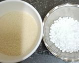 A picture of step 1 of Sama Rice No Handvo (Bhagar Rice).