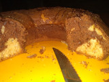 Budín marmolado