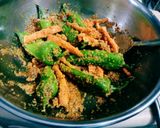 A picture of step 3 of Instant Tasty yummy chatpattu carrot and green chilli pickle.