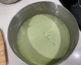 A picture of step 1 of Pandanus Pudding in Coconut Cream.