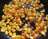 A picture of step 4 of Carrot and Corn Open Sandwich.