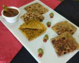 Moong Dal (Yellow Lentil) Stuff Parathas recipe step 11 photo