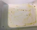 Une image de l'étape 7 de Dos de cabillaud au poivron rouge, persil’algues et citron.