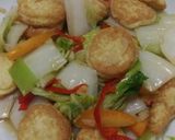 Foto langkah ke 6 dari resep Oseng Tofu dan Sawi putih #2.