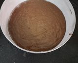 A picture of step 4 of Chocolate Mirror Glaze Cake without Egg, Maida & heart cake Mold.