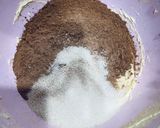 A picture of step 5 of Chocolate & Vanilla “Spanish plum-cake”!!.