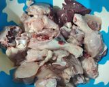 A picture of step 1 of Khade masale ka Chicken.