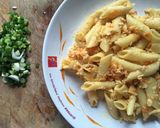 รูปขั้นตอนการทำที่ 6 ของ Penne with salmon & corn-soy milk