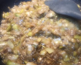 Foto del paso 1 de la receta: Croquetones de puerro caramelizado con mozzarella