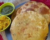 A picture of step 4 of Cabbage puri healthy.