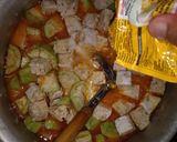 Foto langkah ke 9 dari resep Sayur Lodeh Terong Ayam.