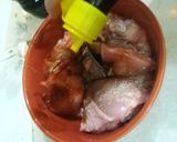 Foto langkah ke 3 dari resep Nasi Ayam Rice Cooker.
