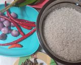 Foto langkah ke 1 dari resep Nasi liwet Sunda (diaron+kukus).